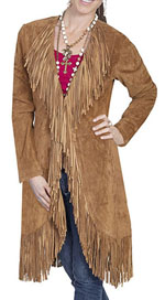 [Scully  Ladies Fringe Coat]