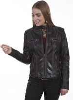 [Scully Vintage Lamb Leather Jacket]