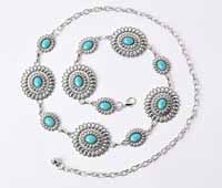 [ Vintage Concho Chain Belt]