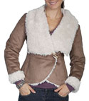[Scully  Ladies Faux Fur & Suede Jacket*]