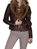 [Scully  Ladies Faux Fur Jacket]