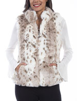 [Scully  Ladies Faux Fur Vest]