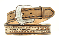 [Nocona Leather/Horsehair Belt]