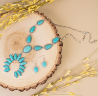 [***Limited Edition*** Squash Blossom Necklace/ Earring Set]