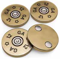 [Old Southern Brass Bullet Magnets - Set of 4]