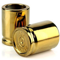 [Caliber Gourmet 50 Caliber Shot Glasses- Set]