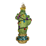 [Old World Christmas Christmas Cactus Ornament]