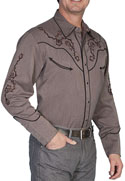 [Scully Westerns Western Santa Rosa Shirt]