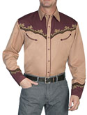 [Scully Westerns Wagon Wheel Shirt]