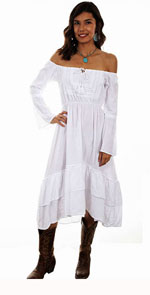 [Scully Honey Creek Long Peasant Dress *]