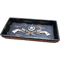 [Western Homegoods Double Gun Tray]