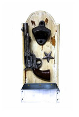 [Western Homegoods Pistol Wall Bottle Opener]