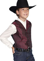 [Scully Rangewear Kids Scarboro Paisley Vest]