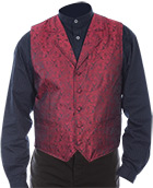 [Scully Rangewear  Scarboro Paisley Vest (BIG & Tall) ]