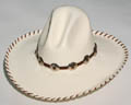 [Rodeo King Gus Straw Hat w/laced edge]