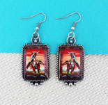 [***Limited Edition*** Galloping Cowgirl Earrings]