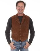 [Scully Suede/Knit Vest  (BIG)]