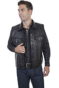 [Scully Leather Concealed Carry Vest (Big)]