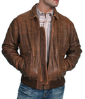 [Scully Leather Bomber Jacket]