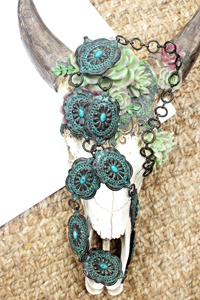 [ Evangeline Patina Concho Belt- Limited Edition -]