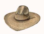 [Twister Hats Gus Fired Palm Straw Hat]