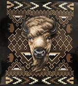 [ Fleece Buffalo Blanket]