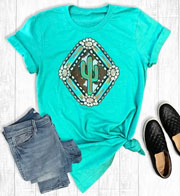 [ Jewel Cactus Tee Shirt]