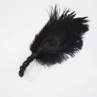 [ Feather & Jewel Hair Comb]