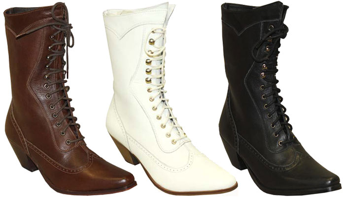 Victorian Lace Up Boot
