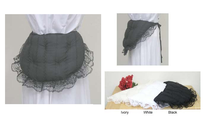 Lace Trim Bustle