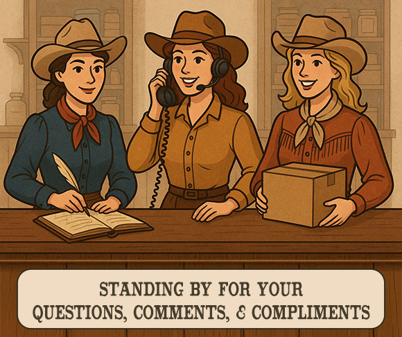 Wild West Mercantile Customer Service