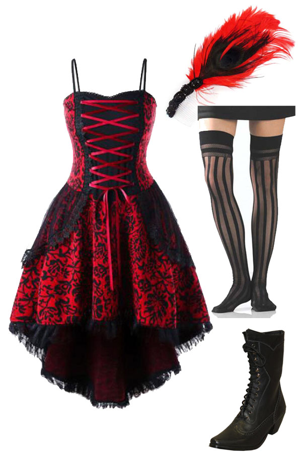 Dance Hall Girl Outfit