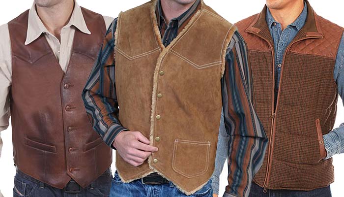 Scully Leather Vests