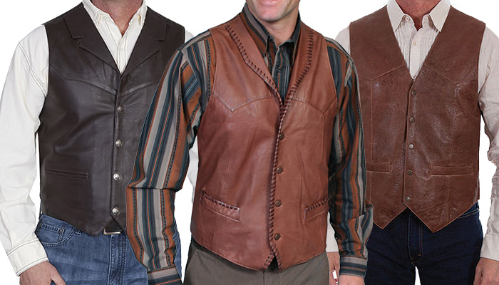 Scully Leather Vests
