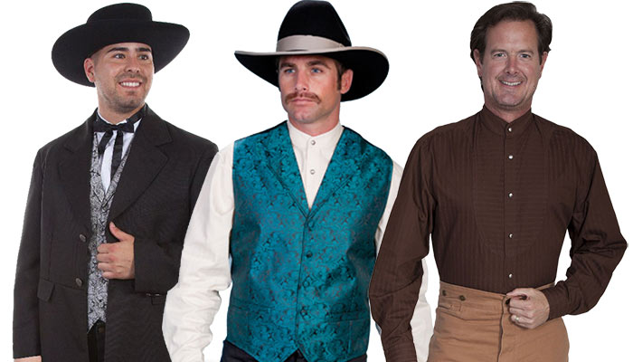 Western Pioneer Men's Costume