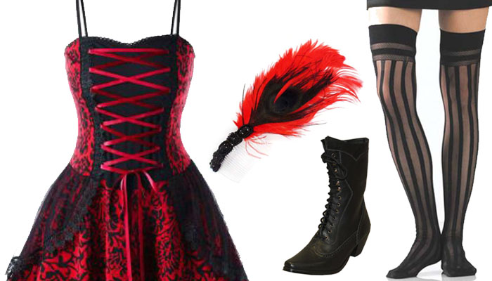 Dance Hall Girl Outfit