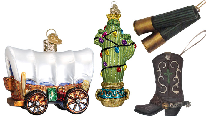 Western Christmas Ornaments