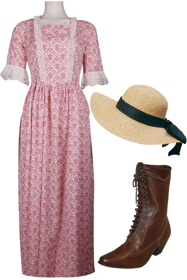 Old West School Teacher Outfit